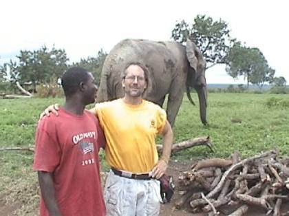 ali and conrad and elephant